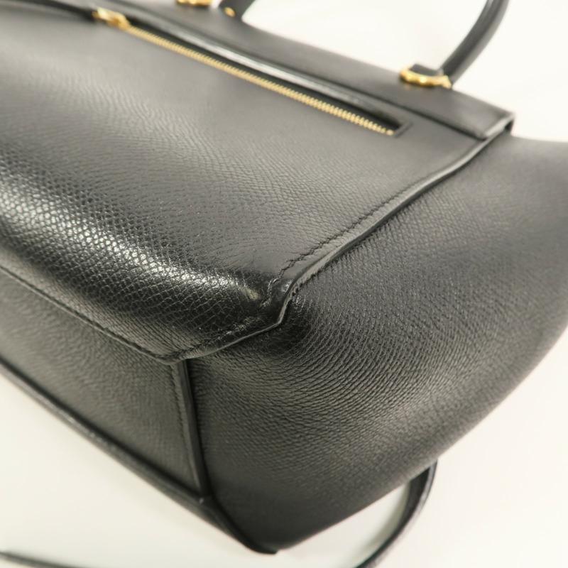 CELINE 牛皮皮革Micro Belt Bag手挽肩背兩用袋-10