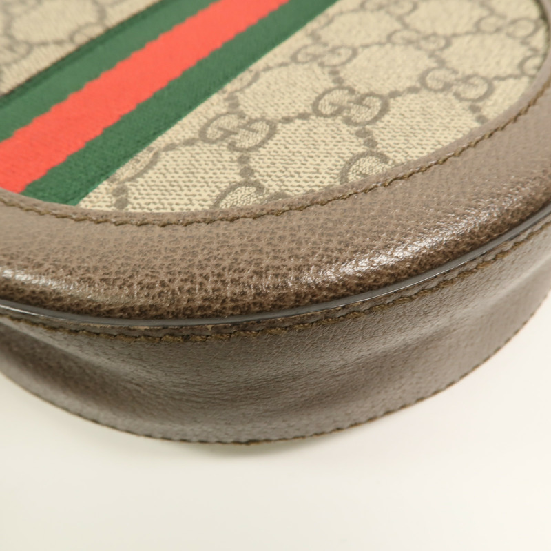 GUCCI 塗層帆布Ophidia鏈帶肩背袋-12