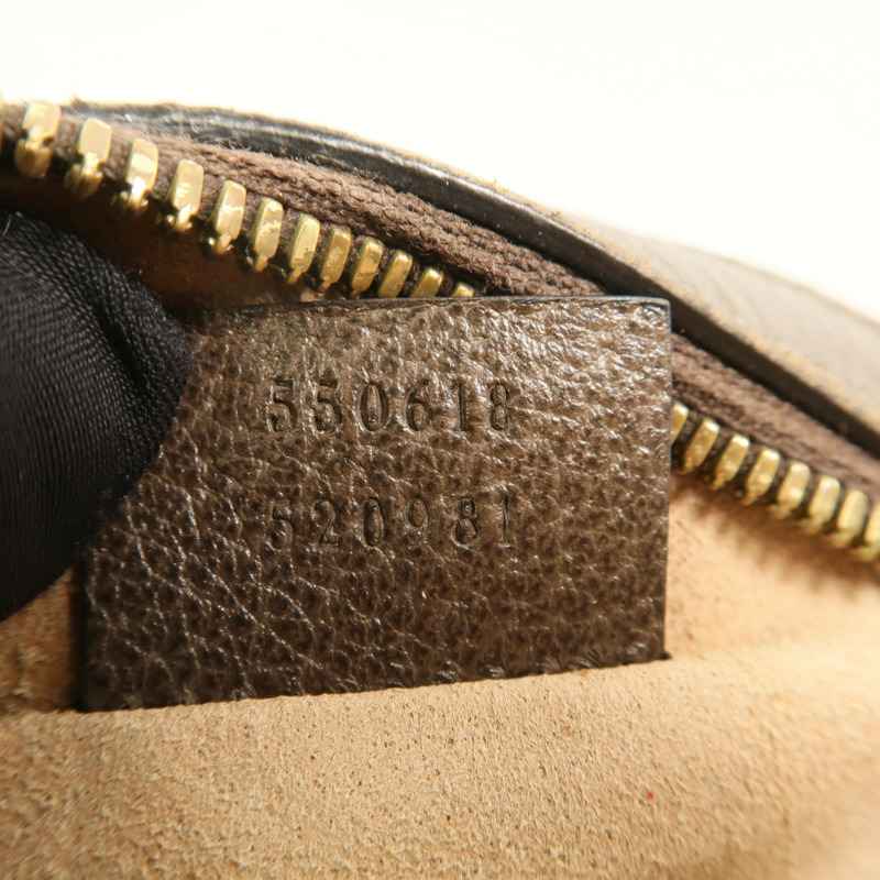 GUCCI 塗層帆布Ophidia鏈帶肩背袋-6