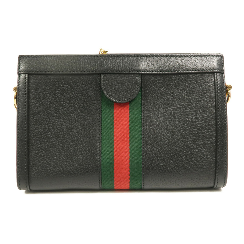 GUCCI 牛皮皮革Ophidia GG鏈帶肩背袋-1