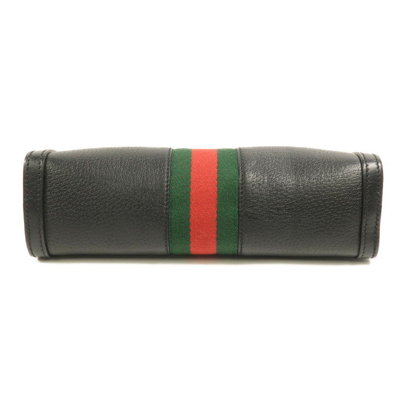 GUCCI 牛皮皮革Ophidia GG鏈帶肩背袋-3