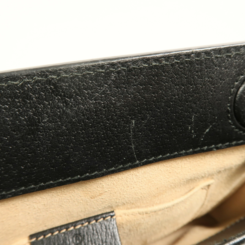 GUCCI 牛皮皮革Ophidia GG鏈帶肩背袋-15