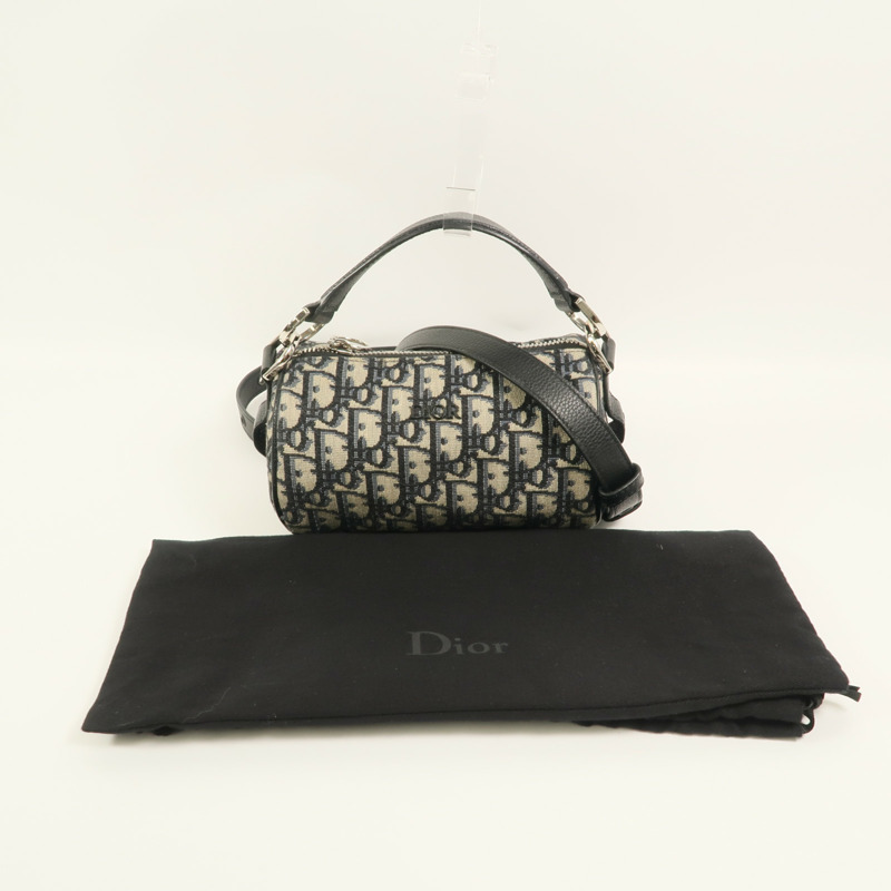 Dior 帆布Mini Roller Bag手挽肩背兩用袋-9
