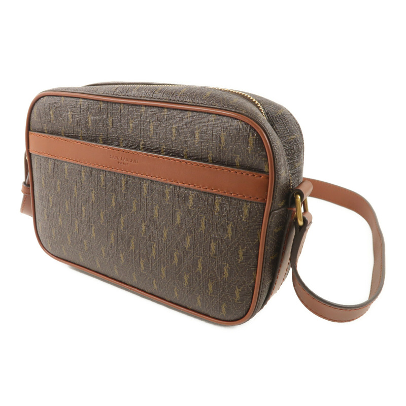 SAINT LAURENT 塗層帆布Shoulder Bag肩背袋-1