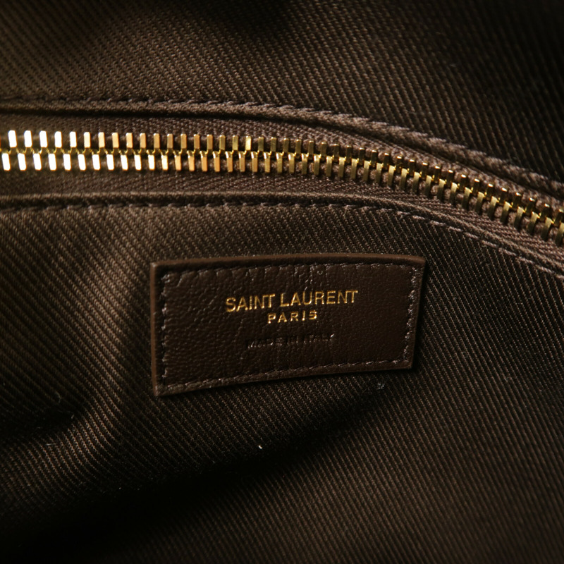 SAINT LAURENT 塗層帆布Shoulder Bag肩背袋-5