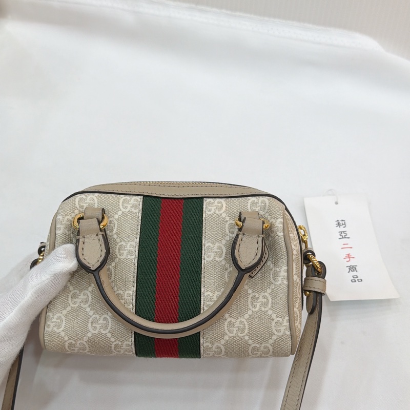 莉亞精品♡ GUCCI nano speedy 波士頓包 二手-3