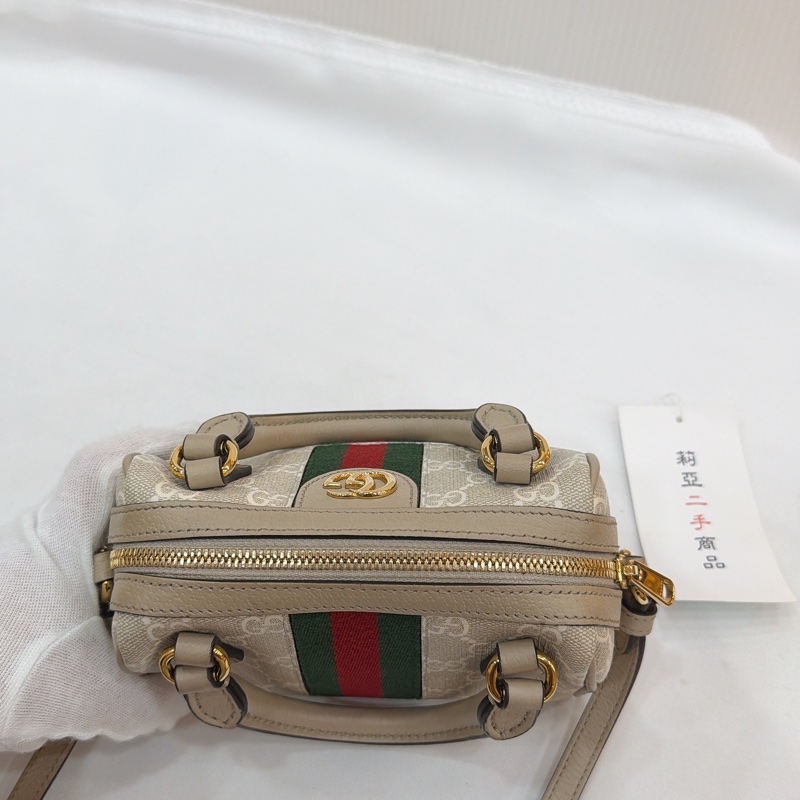 莉亞精品♡ GUCCI nano speedy 波士頓包 二手-4