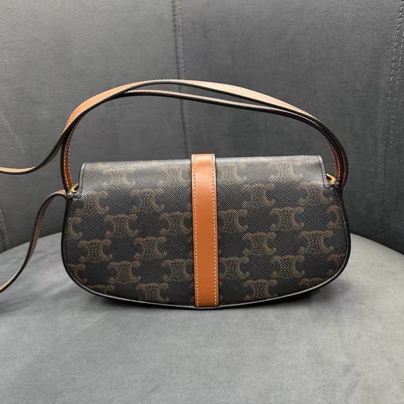 CELINE賽琳Tabou系列凱旋門老花鎖頭腋下包法棍包🥖🥖-13