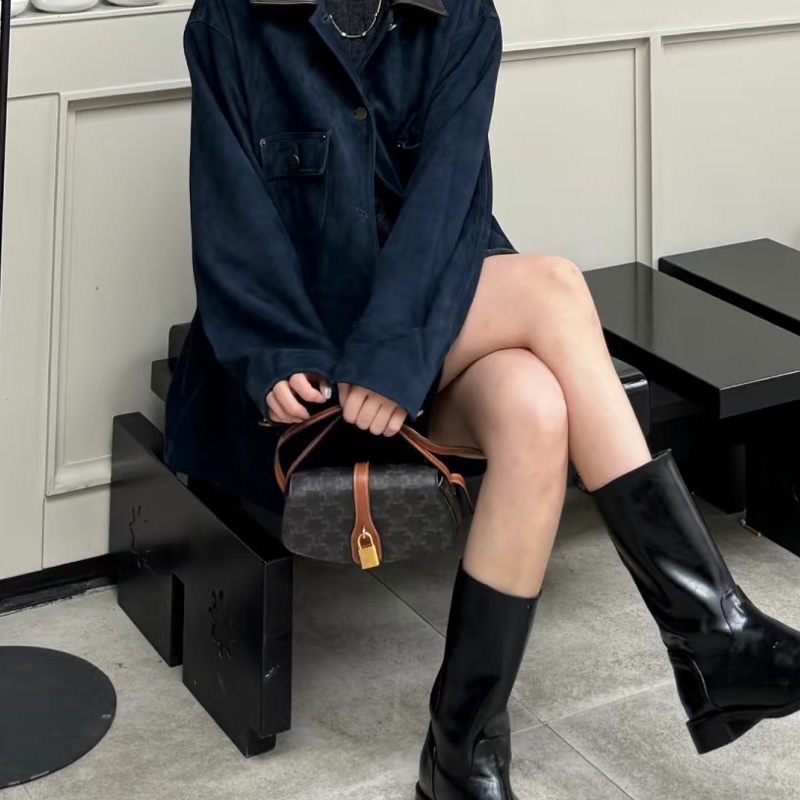 CELINE賽琳Tabou系列凱旋門老花鎖頭腋下包法棍包🥖🥖-23