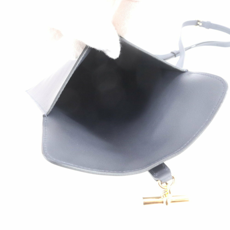 全新愛馬仕 Glenan Tougo K 字樣皮革肩斜背包，海軍藍金色五金男士款-5