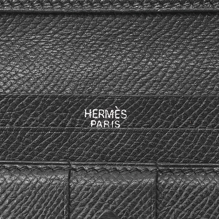 Hermes Bearn 黑色長夾-6