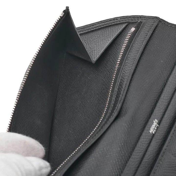 Hermes Bearn 黑色長夾-7