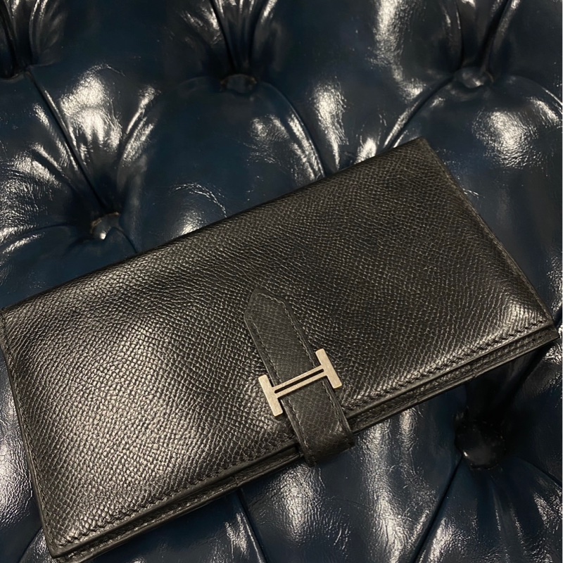 Hermes Bearn 黑色長夾-8