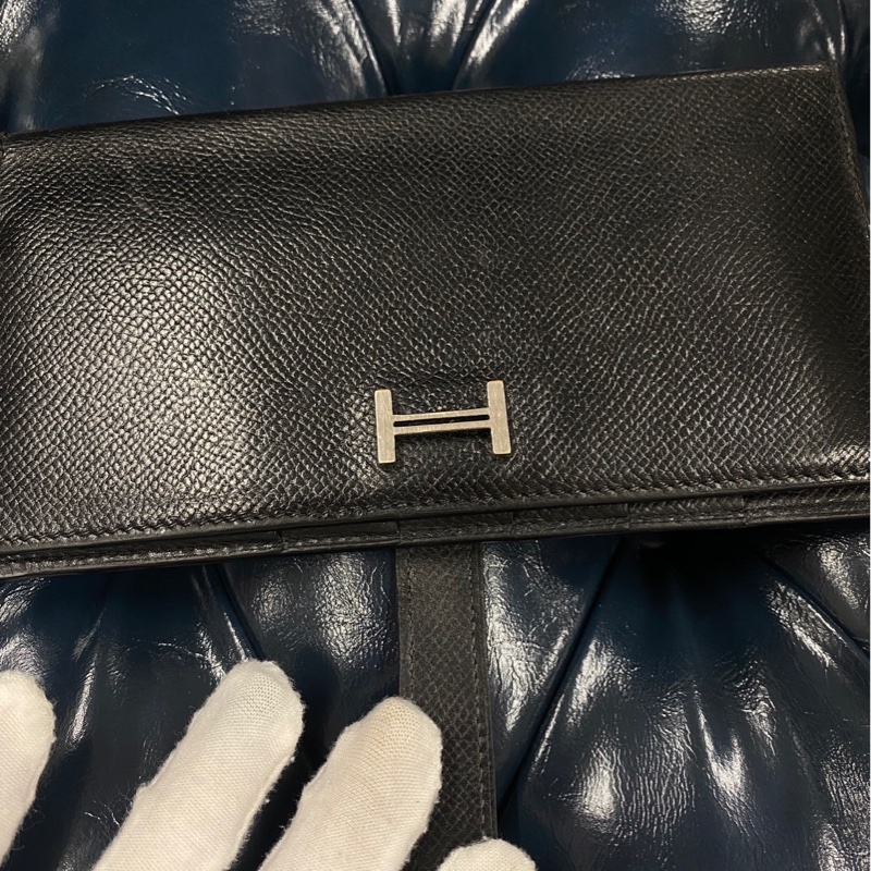 Hermes Bearn 黑色長夾-9