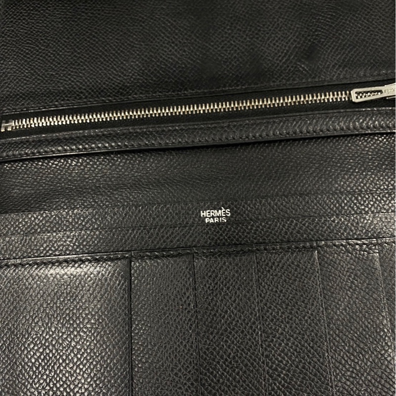Hermes Bearn 黑色長夾-12
