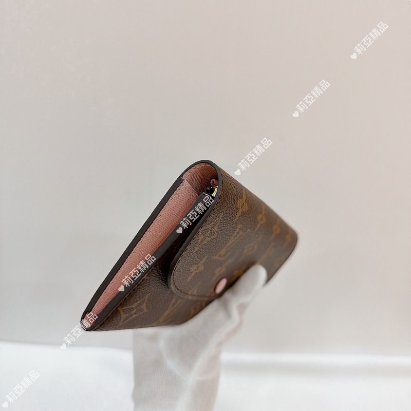 莉亞精品♡ LV M61289 晶片款老花長夾 二手-4