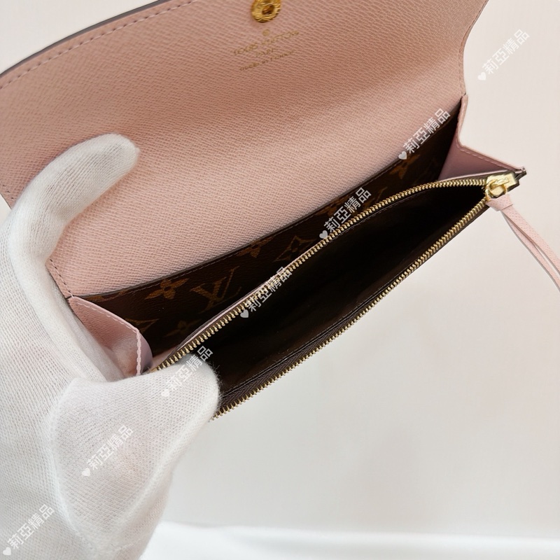 莉亞精品♡ LV M61289 晶片款老花長夾 二手-7