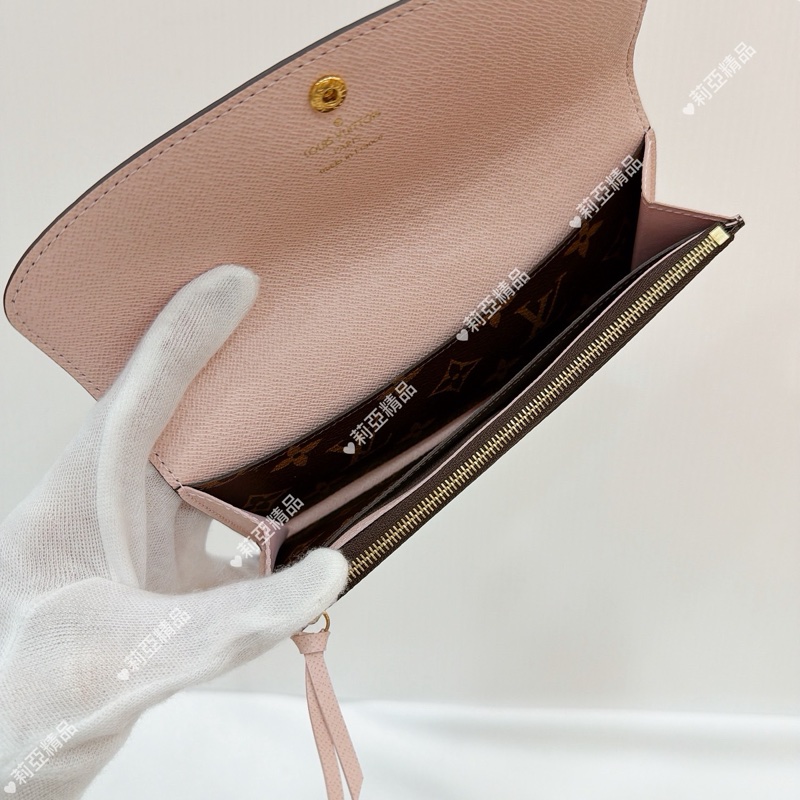 莉亞精品♡ LV M61289 晶片款老花長夾 二手-8