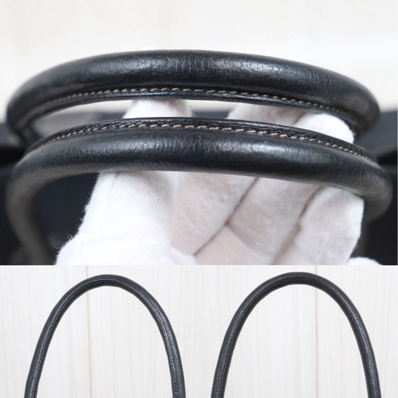 Hermes Garden Party PM黑色帆布-8