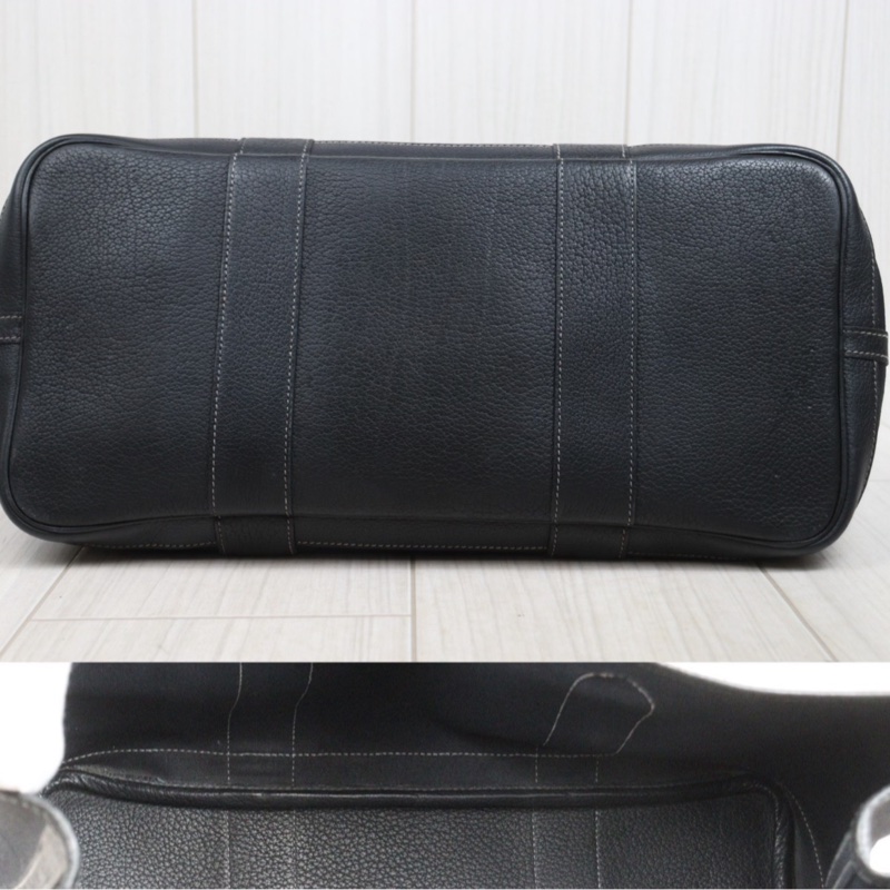 Hermes Garden Party PM黑色帆布-9