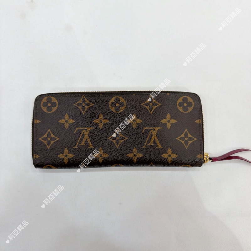 莉亞精品♡Lv老花皮夾內桃色-2