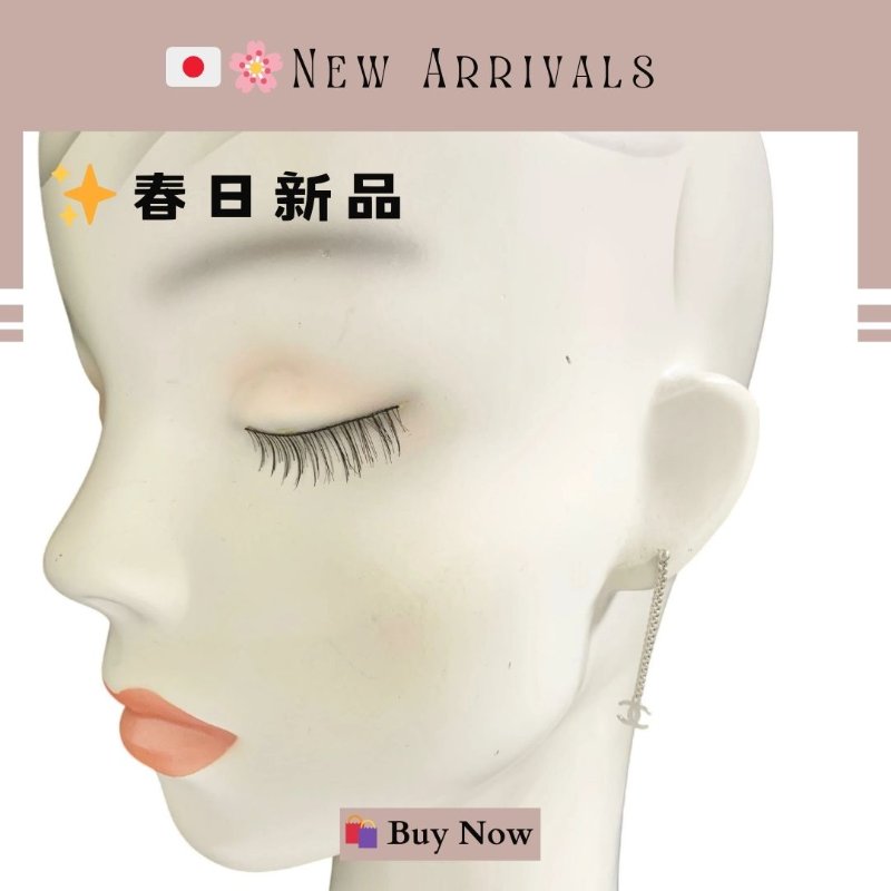 🛍️🎁 26 🔥 4月新品【預訂】 💘 香奈兒 Chanel 經典款銀色CC鏈條耳環 🔥 香奈兒熱賣款 香奈兒經典款頸鏈 CHANEL NECKLACE-2