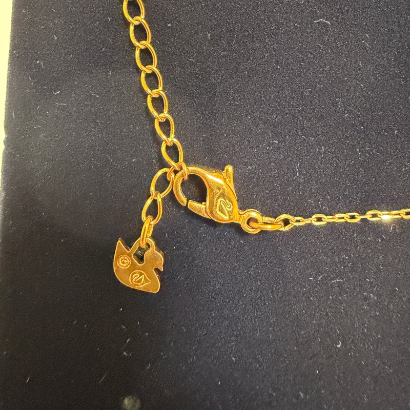 SWAROVSKI Lifelong Heart璀燦垂墜水晶愛心玫瑰金項鍊-4