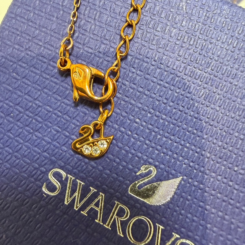 SWAROVSKI Lifelong Heart璀燦垂墜水晶愛心玫瑰金項鍊-9