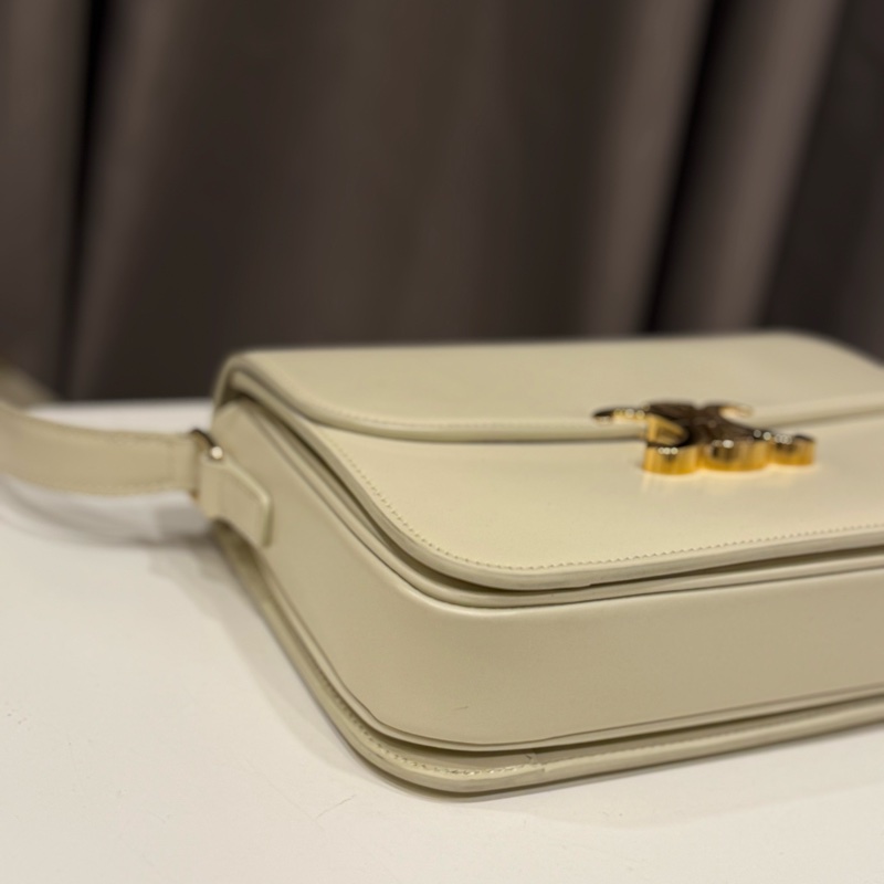 Celine 亮面牛皮革CLASSIQUE TRIOMPHE側背包-5