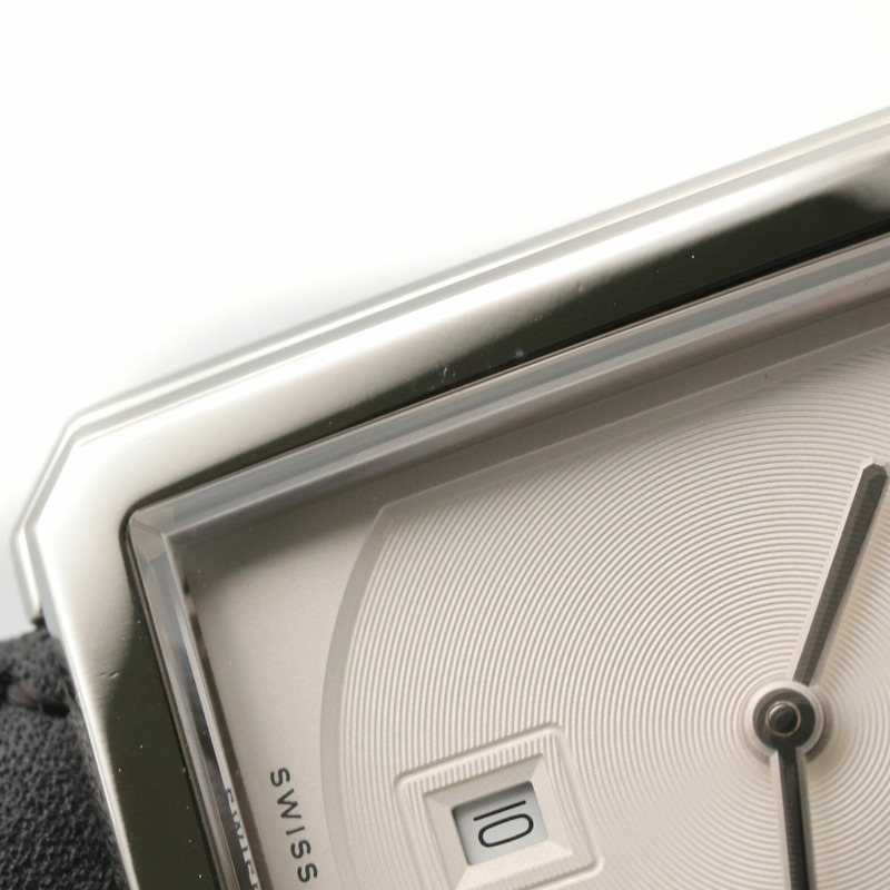 香奈兒男友腕錶，不鏽鋼錶殼，皮革錶帶，女士，白色 (H6954)-10