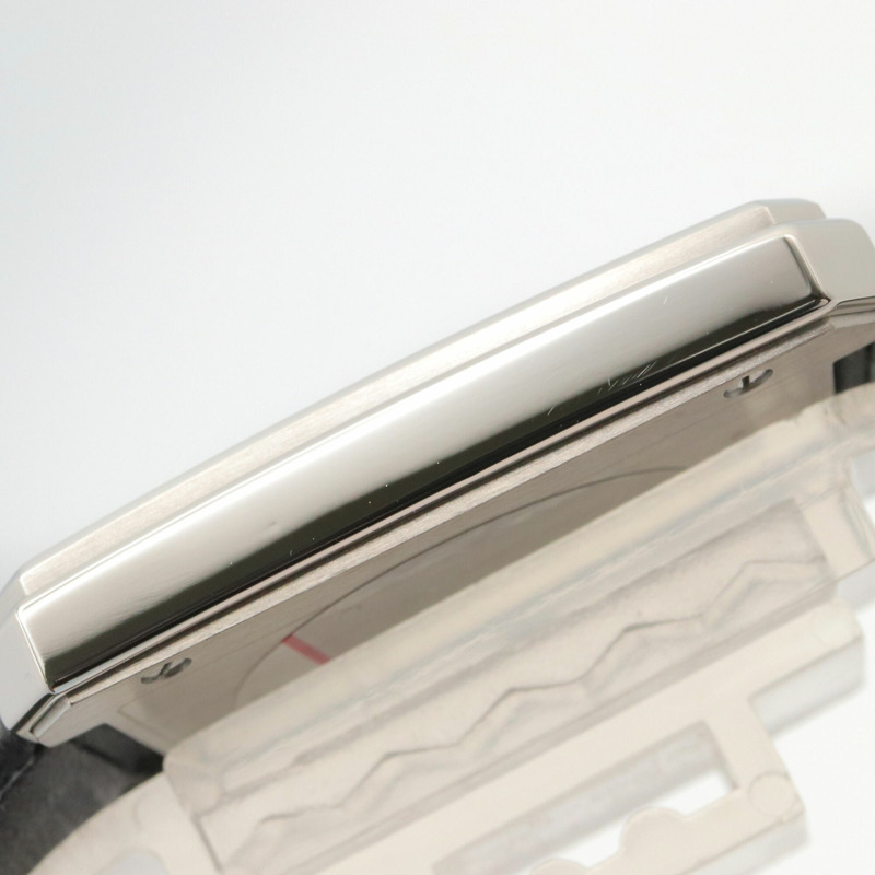 香奈兒男友腕錶，不鏽鋼錶殼，皮革錶帶，女士，白色 (H6954)-11