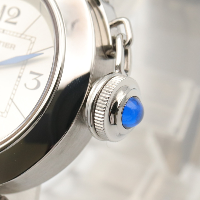 卡地亞 Miss Pasha 女士腕錶，不鏽鋼材質，銀色，型號 W3140007-5