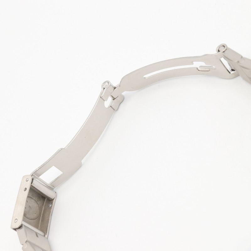 卡地亞 Santos Galbee SM 女士腕錶，不鏽鋼材質，白色 (0901)-11