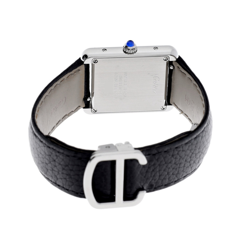 卡地亞 Tank Solo SM WSTA0030 銀色女款石英腕錶（二手）- Ginzo-4