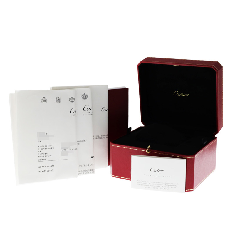 卡地亞 Tank Solo SM WSTA0030 銀色女款石英腕錶（二手）- Ginzo-5