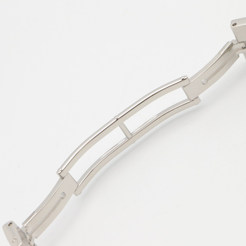 愛馬仕 H 系列腕錶，鑲鑽錶圈，不鏽鋼材質，女錶，銀色，型號 HH1.230-11