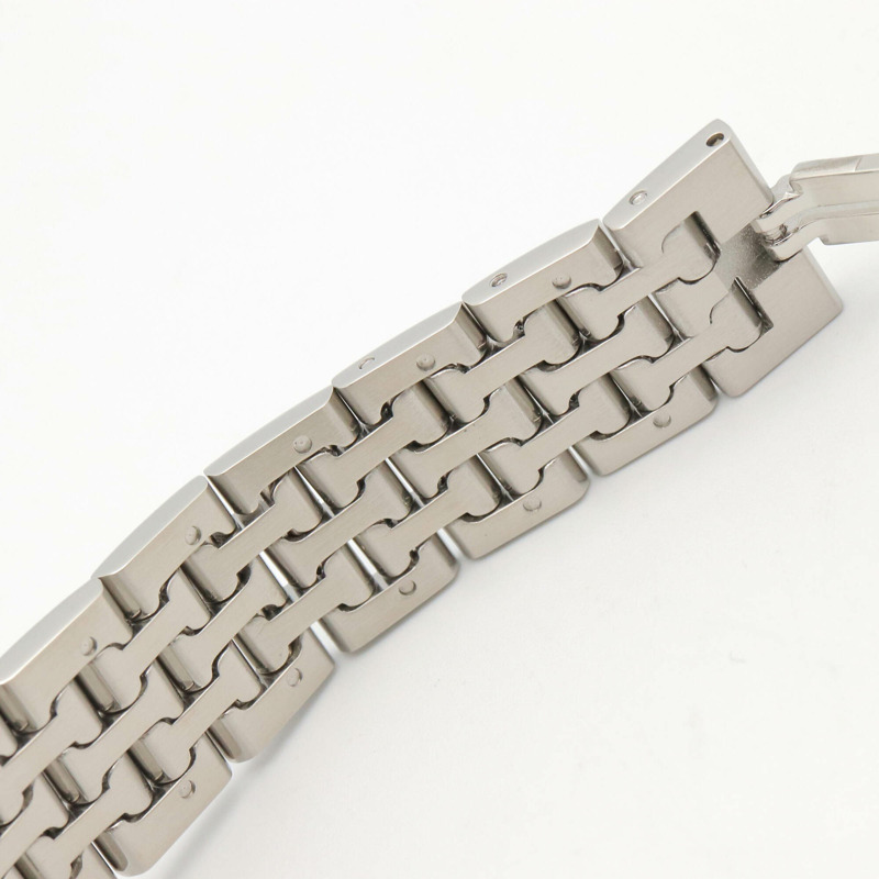 愛馬仕 H 系列腕錶，鑲鑽錶圈，不鏽鋼材質，女錶，銀色，型號 HH1.230-12