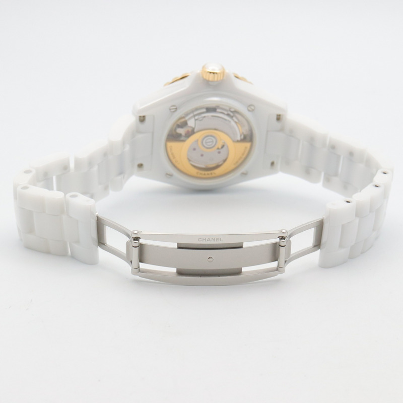 香奈兒 J12 Caliber 12.1 腕錶，18K（黃金），陶瓷，男士，白色，H9540-3