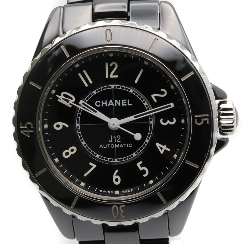 香奈兒 J12 Caliber 12.2 陶瓷女士腕錶，黑色，H5696-2