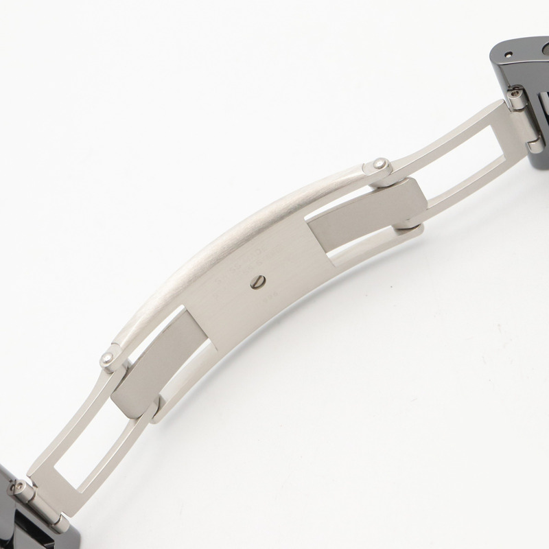 香奈兒 J12 男士 11 鑽陶瓷腕錶，黑色，型號 H2124-11