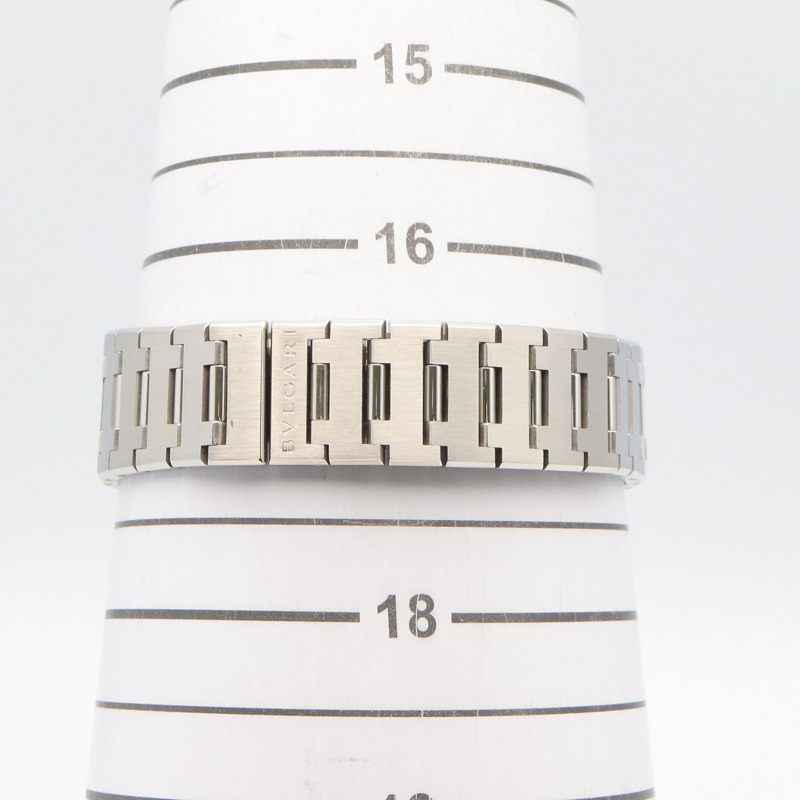 寶格麗 (Bulgari) BVLGARI 男士黑色不鏽鋼腕錶 BB33SS-6