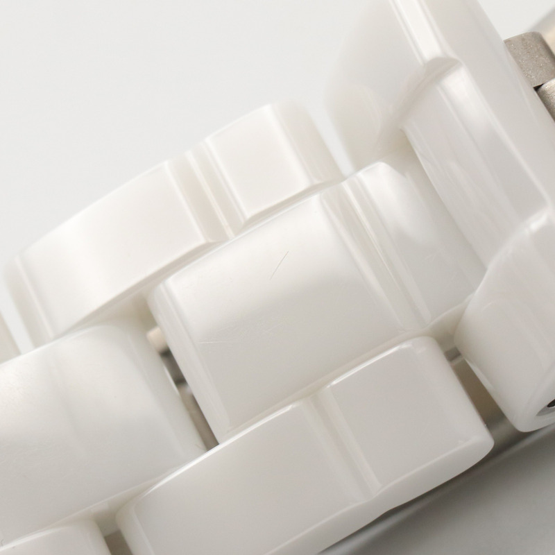 香奈兒 J12 12鑽陶瓷女錶，白色 (H1628)-12