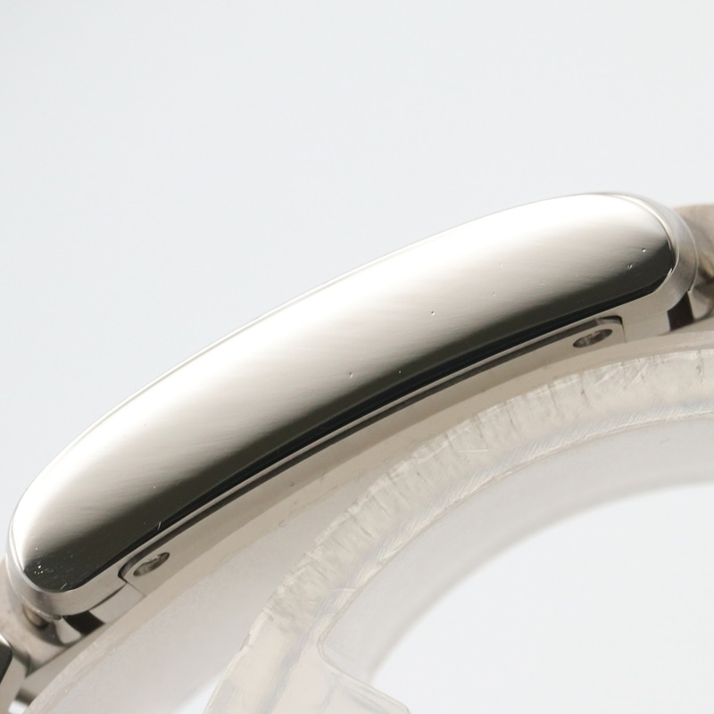 卡地亞 Tank Française SM 女士腕錶，不鏽鋼材質，粉紅錶殼，型號 W51028Q3-10