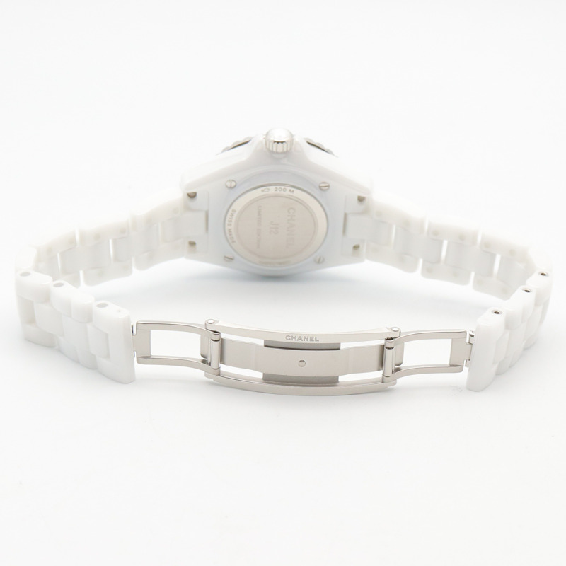 香奈兒 J12 Cosmic 陶瓷女錶，白色 (H7990)-3