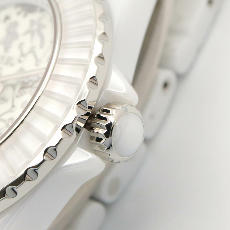 香奈兒 J12 Cosmic 陶瓷女錶，白色 (H7990)-5