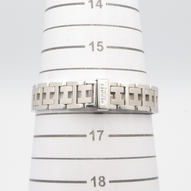 愛馬仕 Clipper 系列腕錶，不鏽鋼材質，女士款，白色 (CL4.210)-6