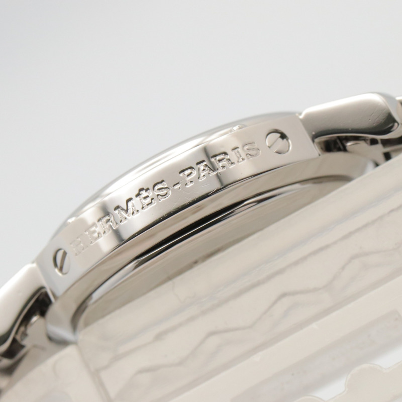愛馬仕 Clipper 系列腕錶，不鏽鋼材質，女士款，白色 (CL4.210)-9