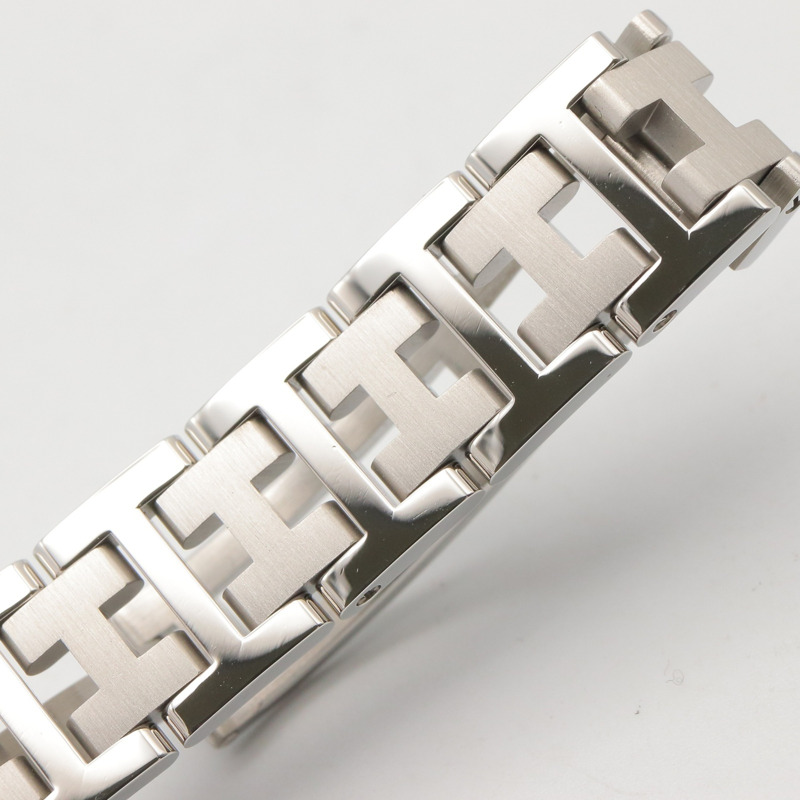 愛馬仕 Clipper 系列腕錶，不鏽鋼材質，女士款，白色 (CL4.210)-15