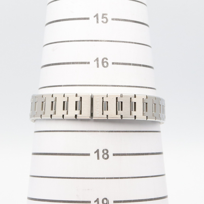 寶格麗 (Bulgari) BVLGARI 女士黑色不鏽鋼腕錶 BB26SSD-6