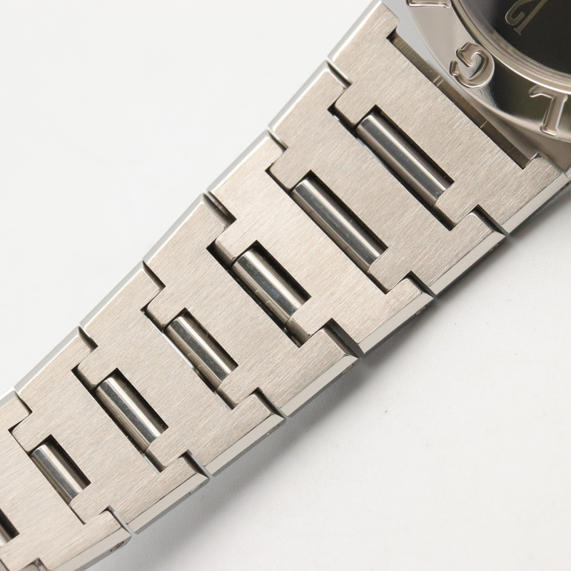 寶格麗 (Bulgari) BVLGARI 女士黑色不鏽鋼腕錶 BB26SSD-16